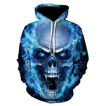 Load image into Gallery viewer, 3D Hoodies Men Melted Skull 3D Full Print Novelty Hoody Sweatshirt Fashion Pullover Tracksuits Streetwear Harajuku Tops Hipster