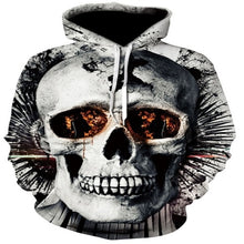 Load image into Gallery viewer, 3D Hoodies Men Melted Skull 3D Full Print Novelty Hoody Sweatshirt Fashion Pullover Tracksuits Streetwear Harajuku Tops Hipster