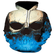 Load image into Gallery viewer, 3D Hoodies Men Melted Skull 3D Full Print Novelty Hoody Sweatshirt Fashion Pullover Tracksuits Streetwear Harajuku Tops Hipster