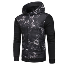 Load image into Gallery viewer, Fashion Men's Autumn Winter Print Button Hoodies Jacket Long Sleeve Coat Top Sweatshirt Men Hoodies Custom Full Print 3d