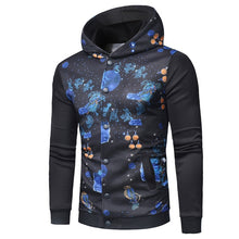 Load image into Gallery viewer, Fashion Men's Autumn Winter Print Button Hoodies Jacket Long Sleeve Coat Top Sweatshirt Men Hoodies Custom Full Print 3d